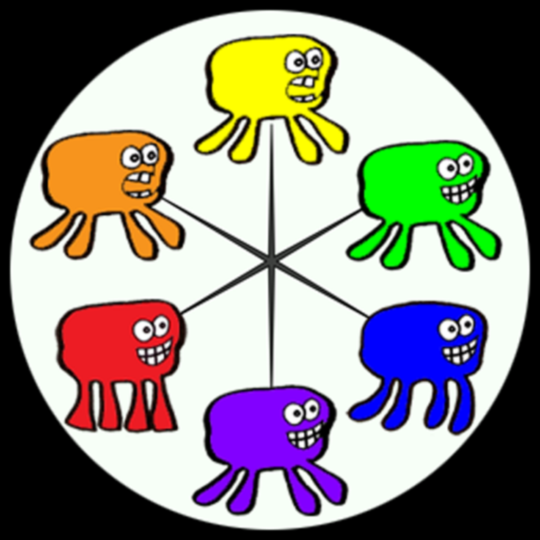 Wiggly Loaf Color Wheel