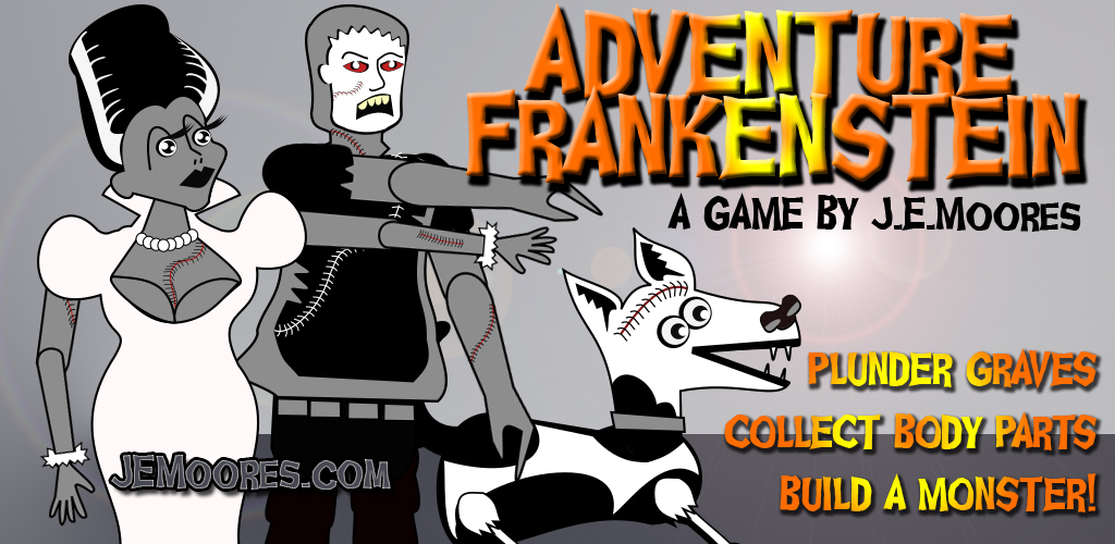 Adventure Frankenstein mobile game by J.E.Moores